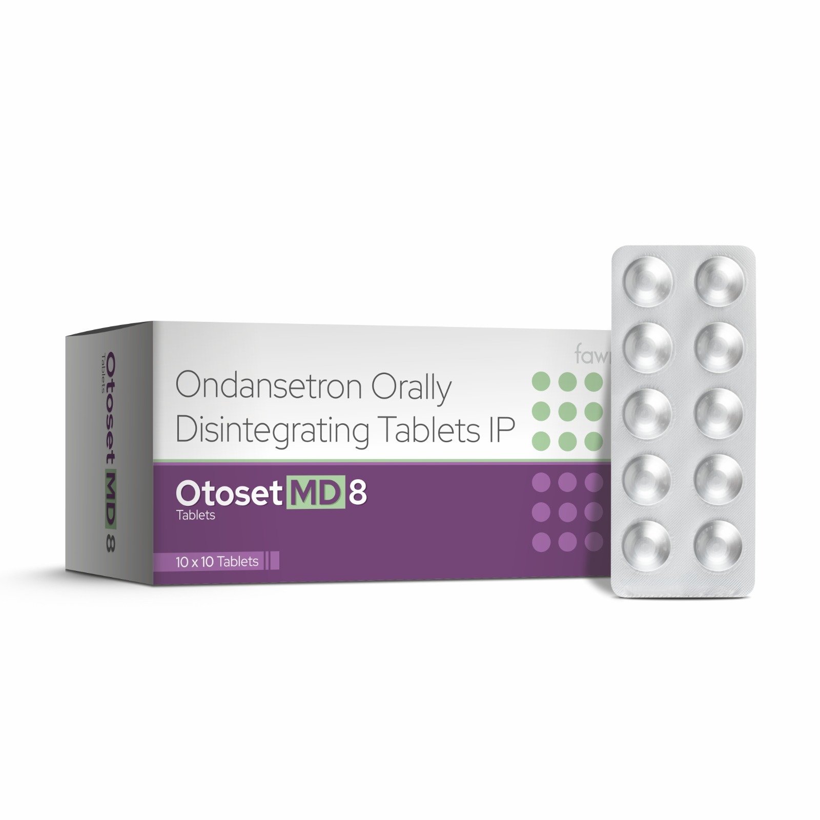 Ondansetron Orally Disintegrating Tablets IP - OTOSET MD 8 Tablets - image 2