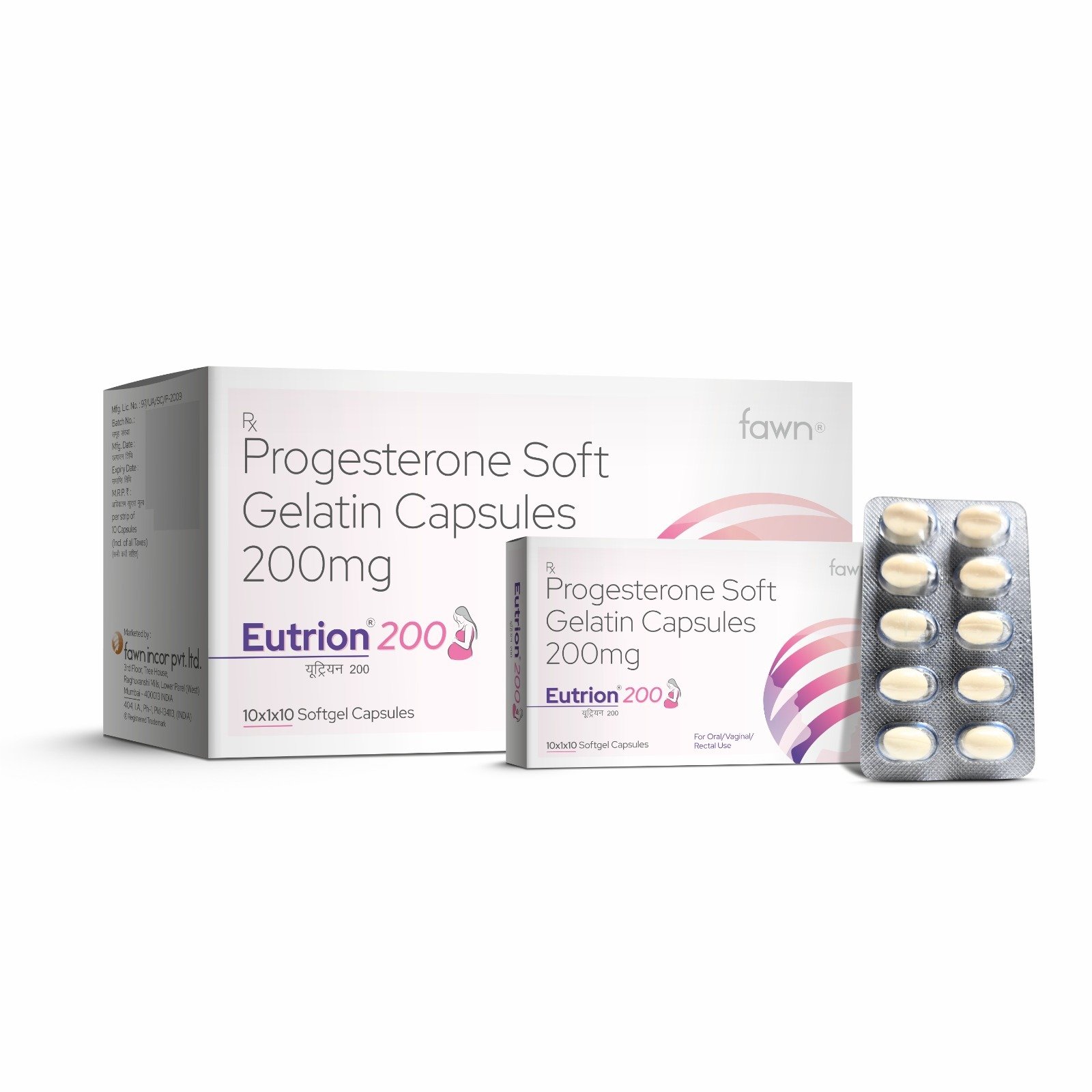 Progesterone Soft Gelatin Capsules 200 Mg - EUTRION 200 Softgel - image 2