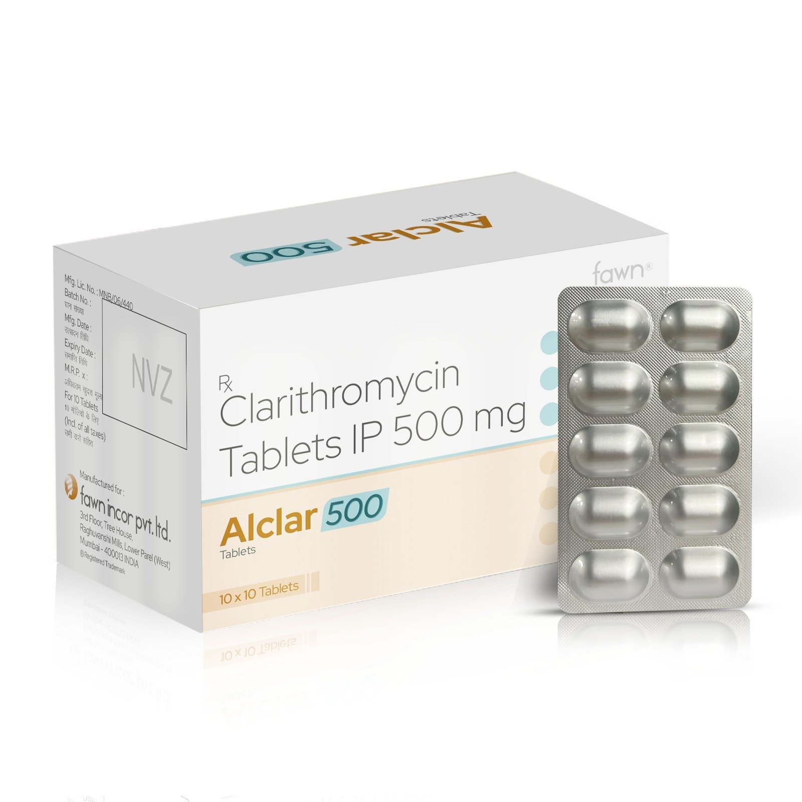 Clarithromycin Tablets IP 500 Mg - ALCLAR 500 Tablets - image 2