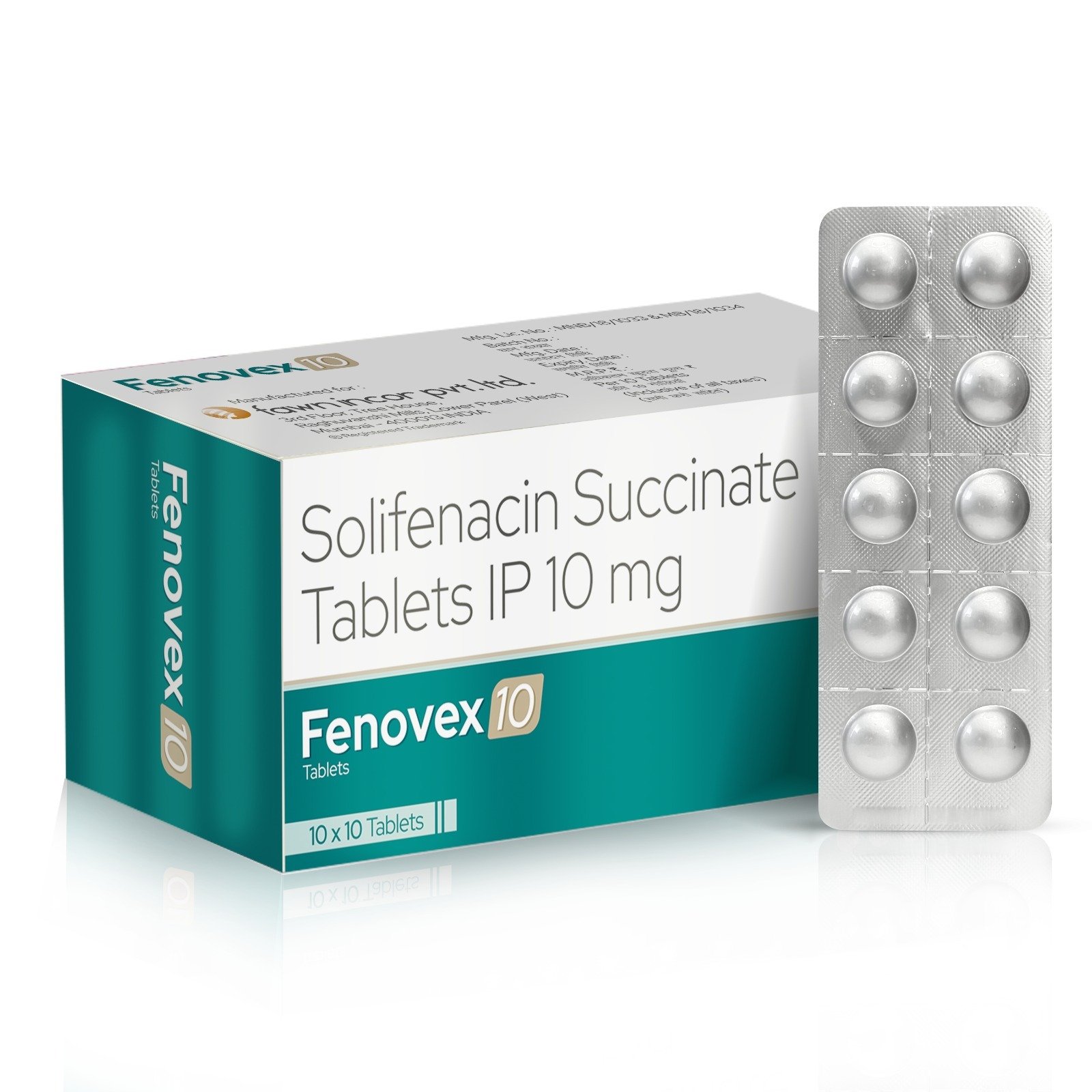Solifenacin Succinate Tablets IP 10 Mg - FENOVEX 10 - image 2