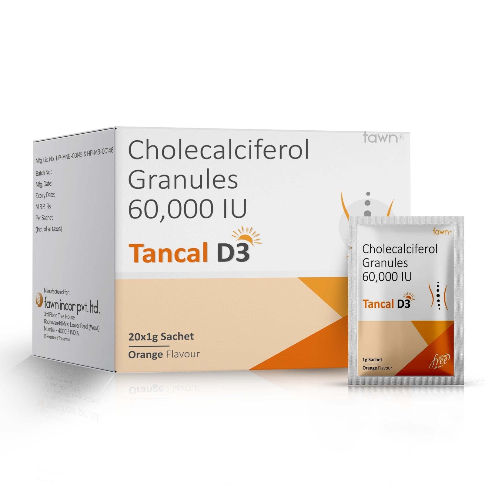 Cholecalciferol Granules 60,000 IU - TANCAL D3 Sachet - image 2