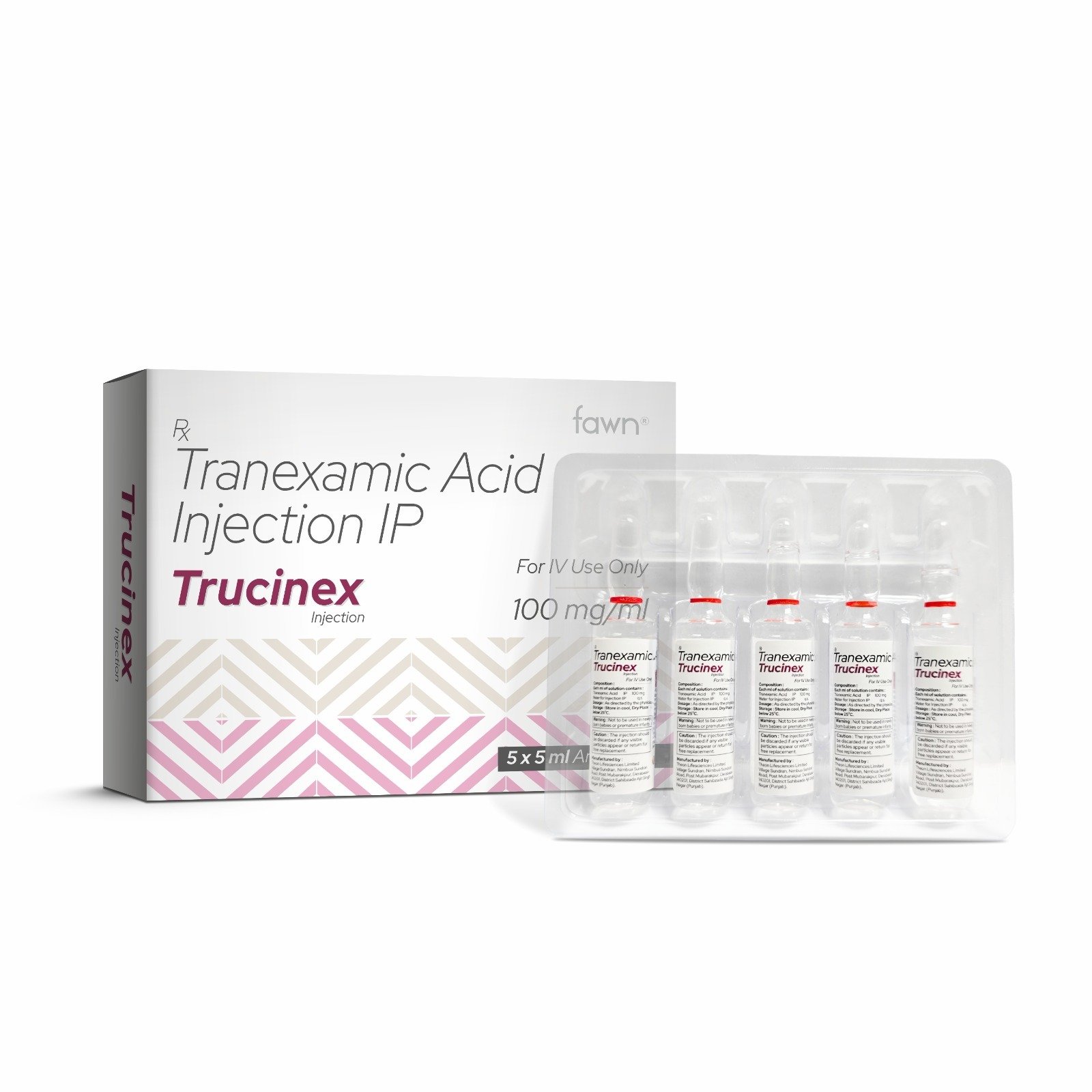 Tranexamic Acid Injection IP - TRUCINEX Injection - image 2