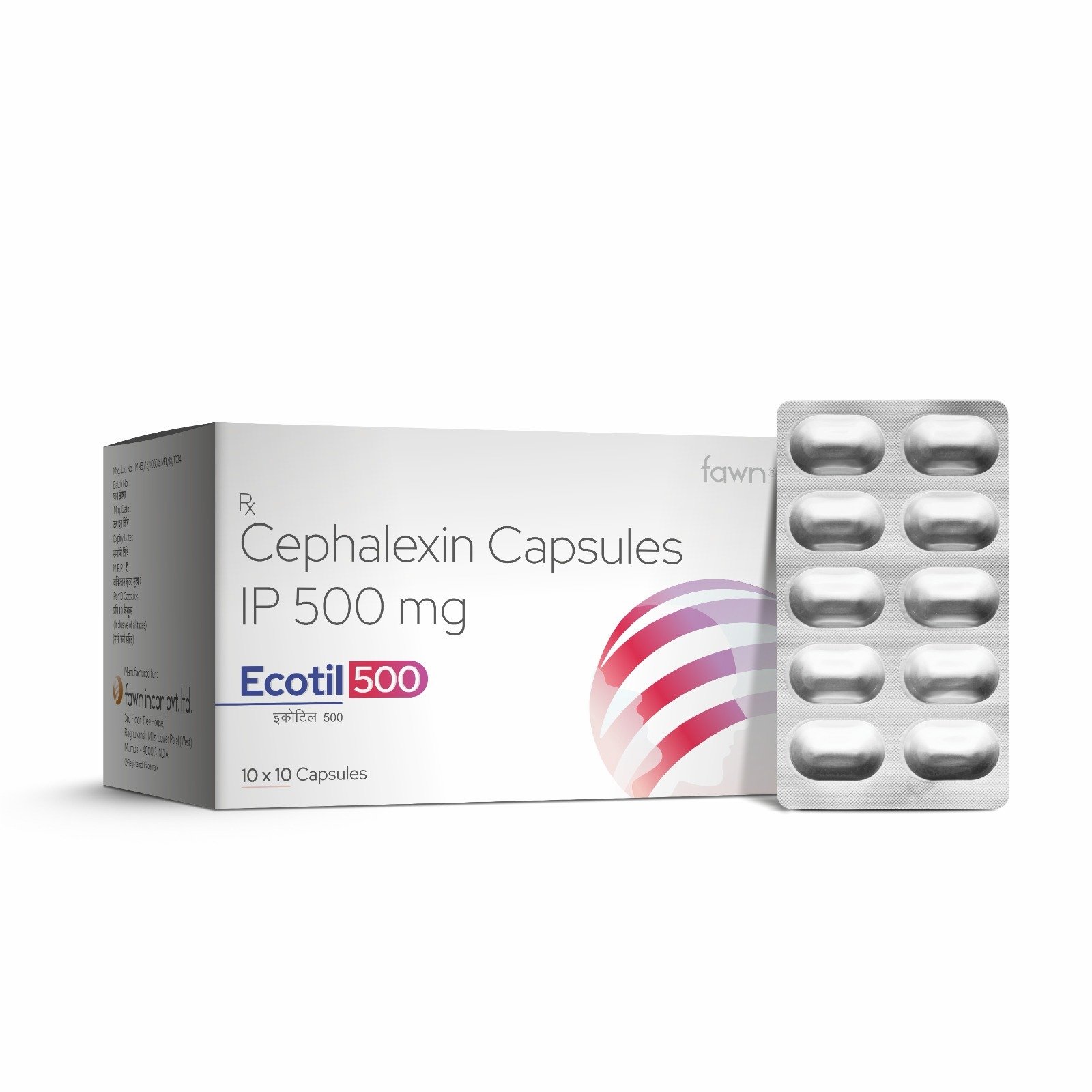 Cephalexin Capsules IP 500 Mg - ECOTIL 500 Capsules - image 2