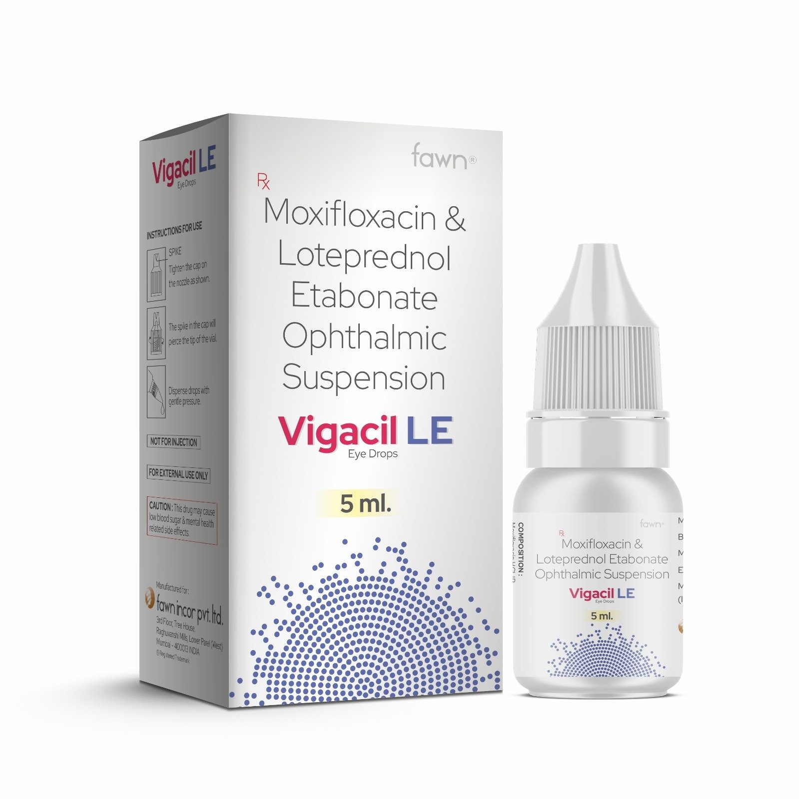 VIGACIL LE Eye Drop - Moxifloxacin & Loteprednol Etabonate Ophthalmic Suspension - image 2