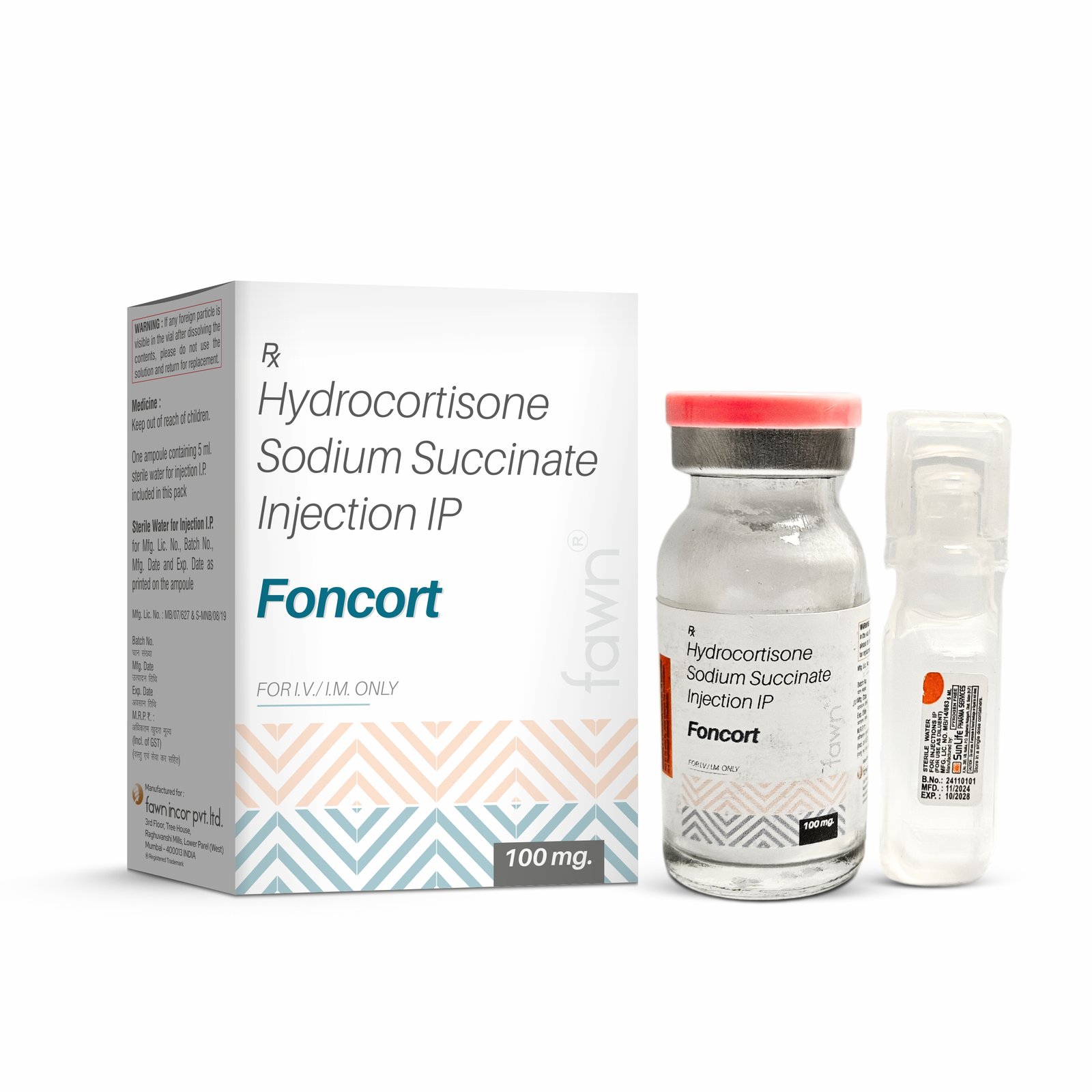 Hydrocortisone Sodium Succinate Injection IP - FONCORT Injection - image 2