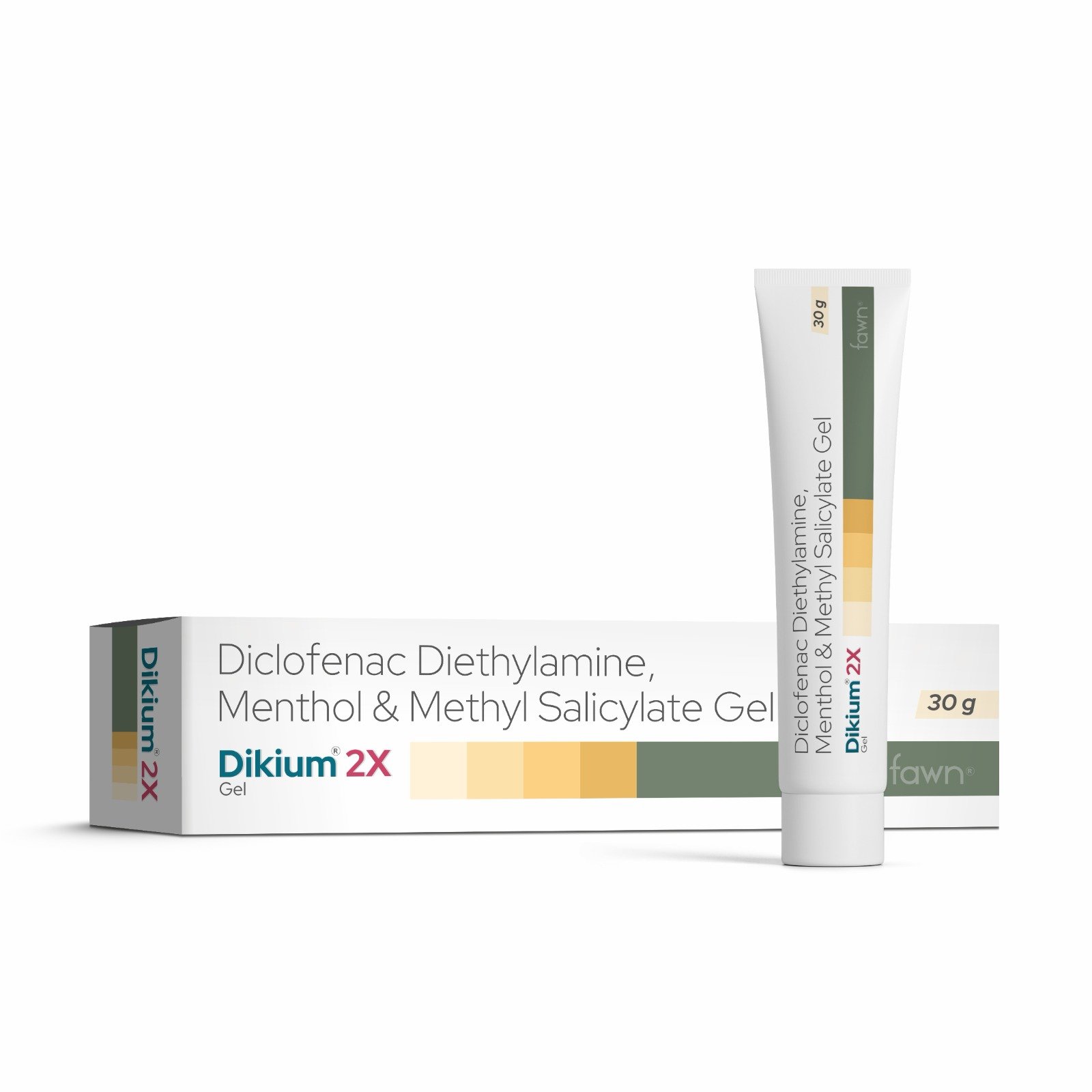 Diclofenac Diethylamine Menthol & Methyl Salicyla Gel - Dikium 2X Gel - image 2
