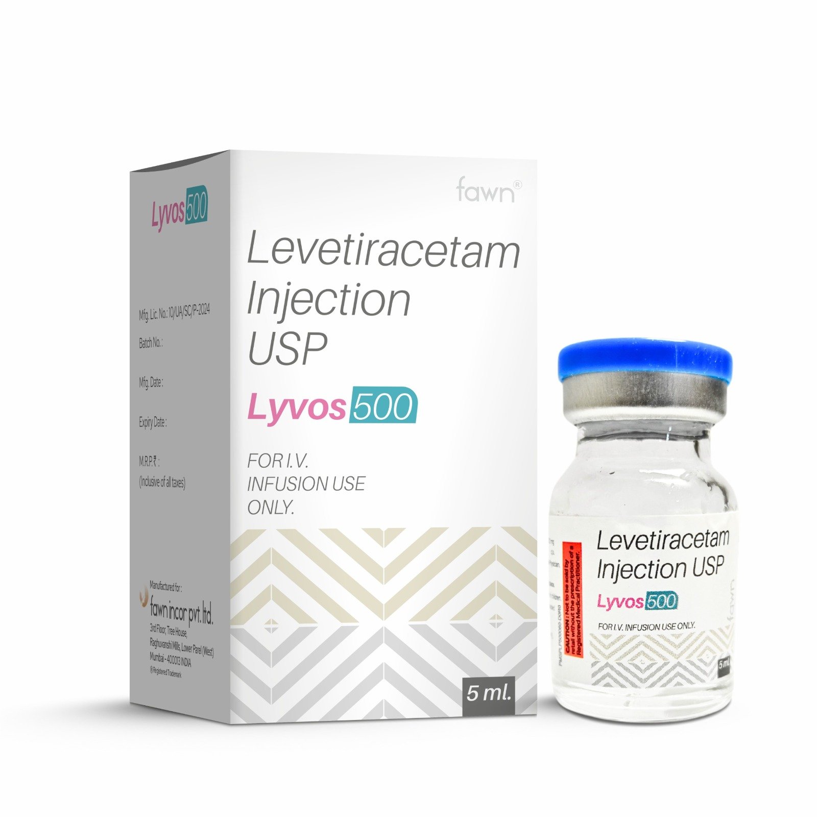 Levetiracetam Injection USP - LYVOS 500 Injection - image 2