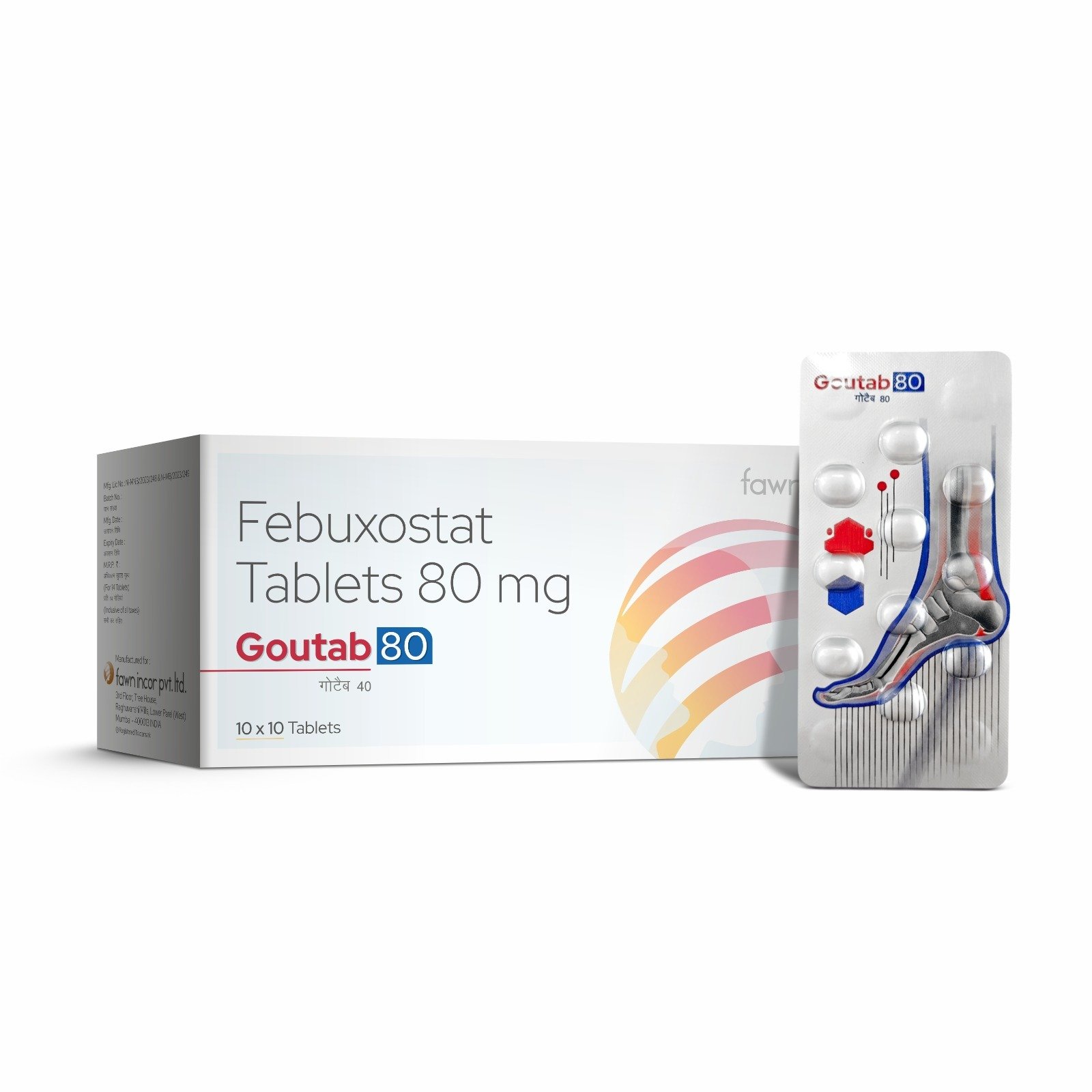 Febuxostat Tablets 80 Mg - GOUTAB 80 Tablets - image 2