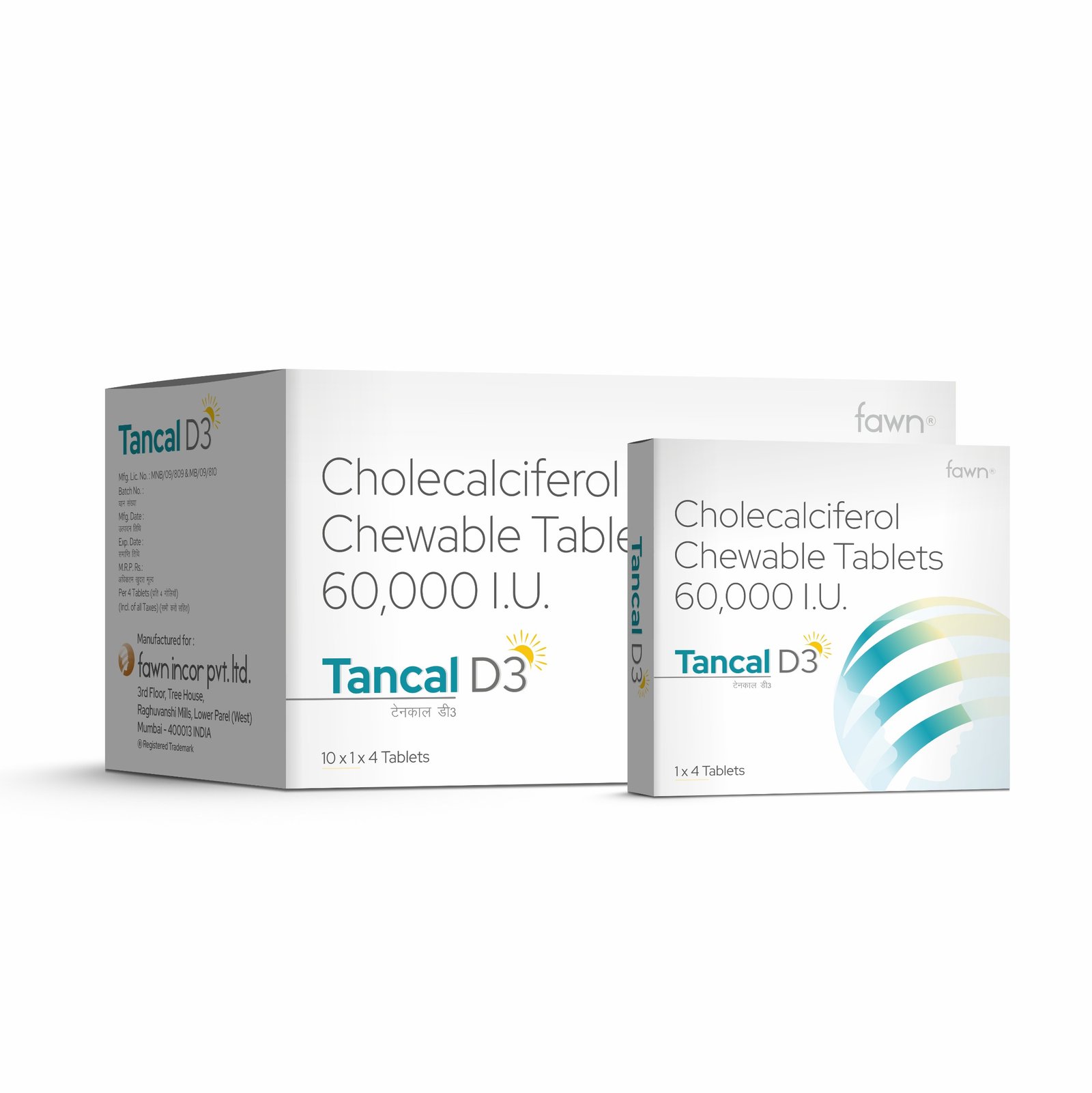 Cholecalciferol Chewable Tablets 60,000 I.U. - TANCAL D3 Tablets - image 2