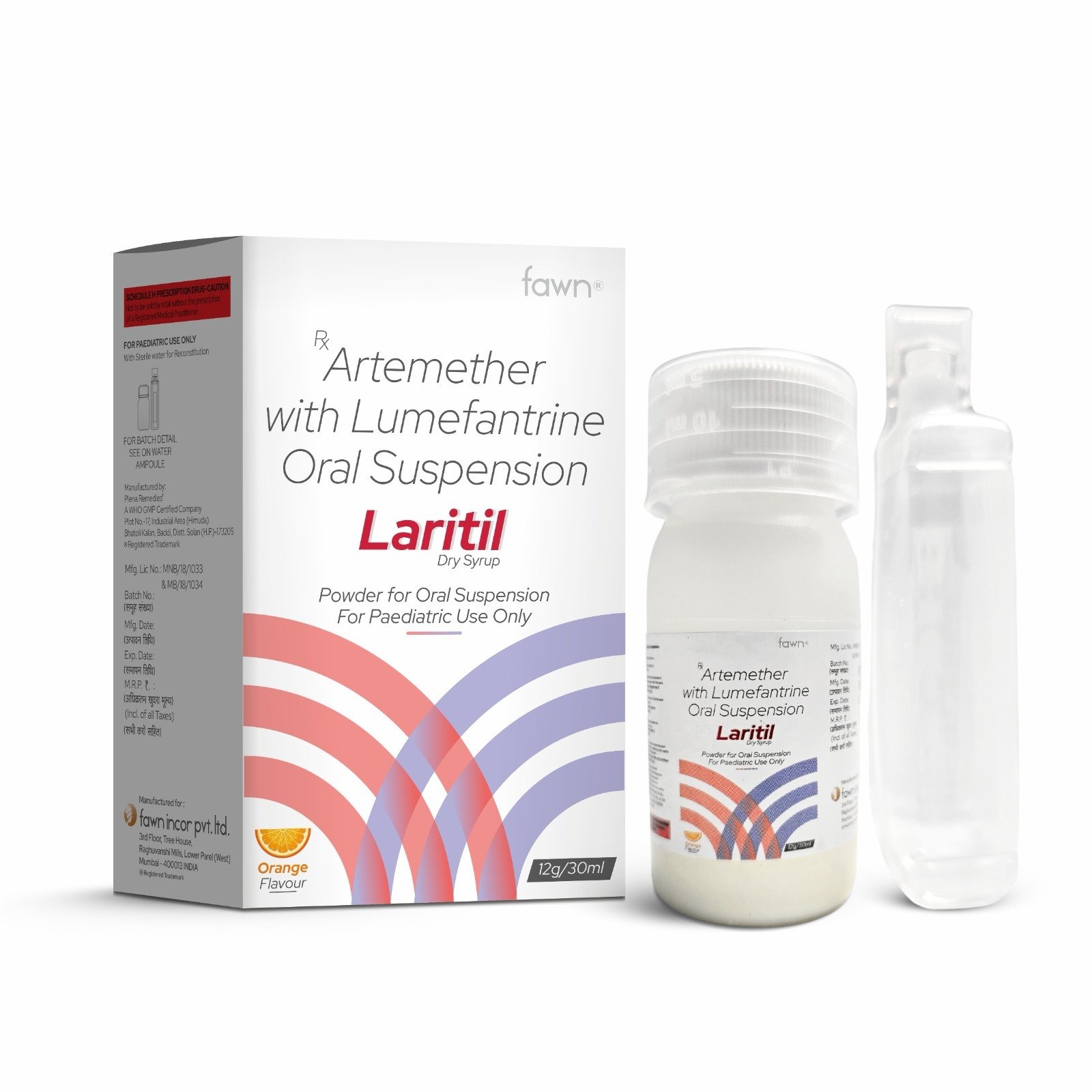 Artemether & Lumefantrine Oral Suspension- LARITIL Dry Syrup - image 2
