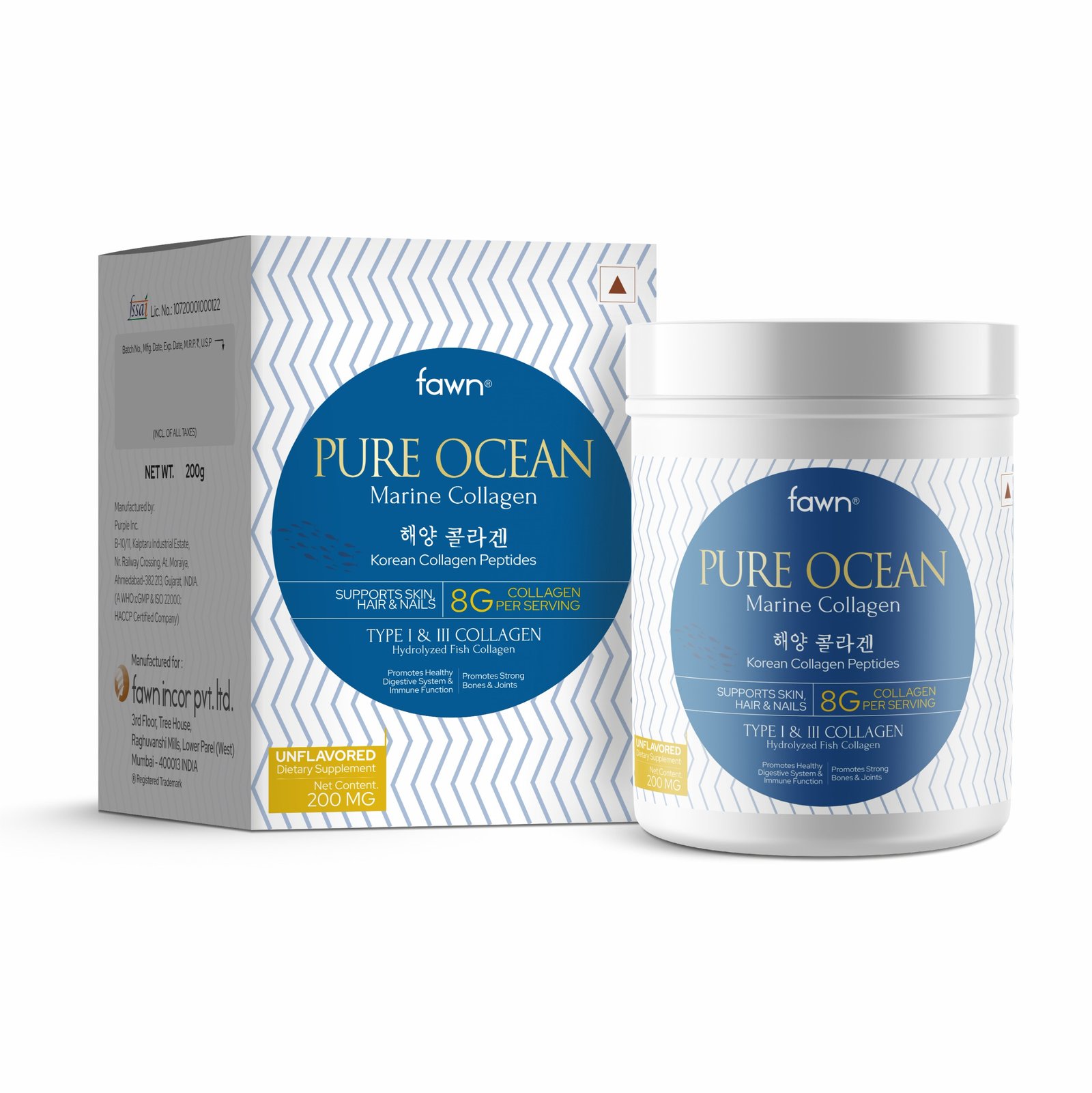 Korean Collagen Peptides - PURE OCEAN Powder - image 2