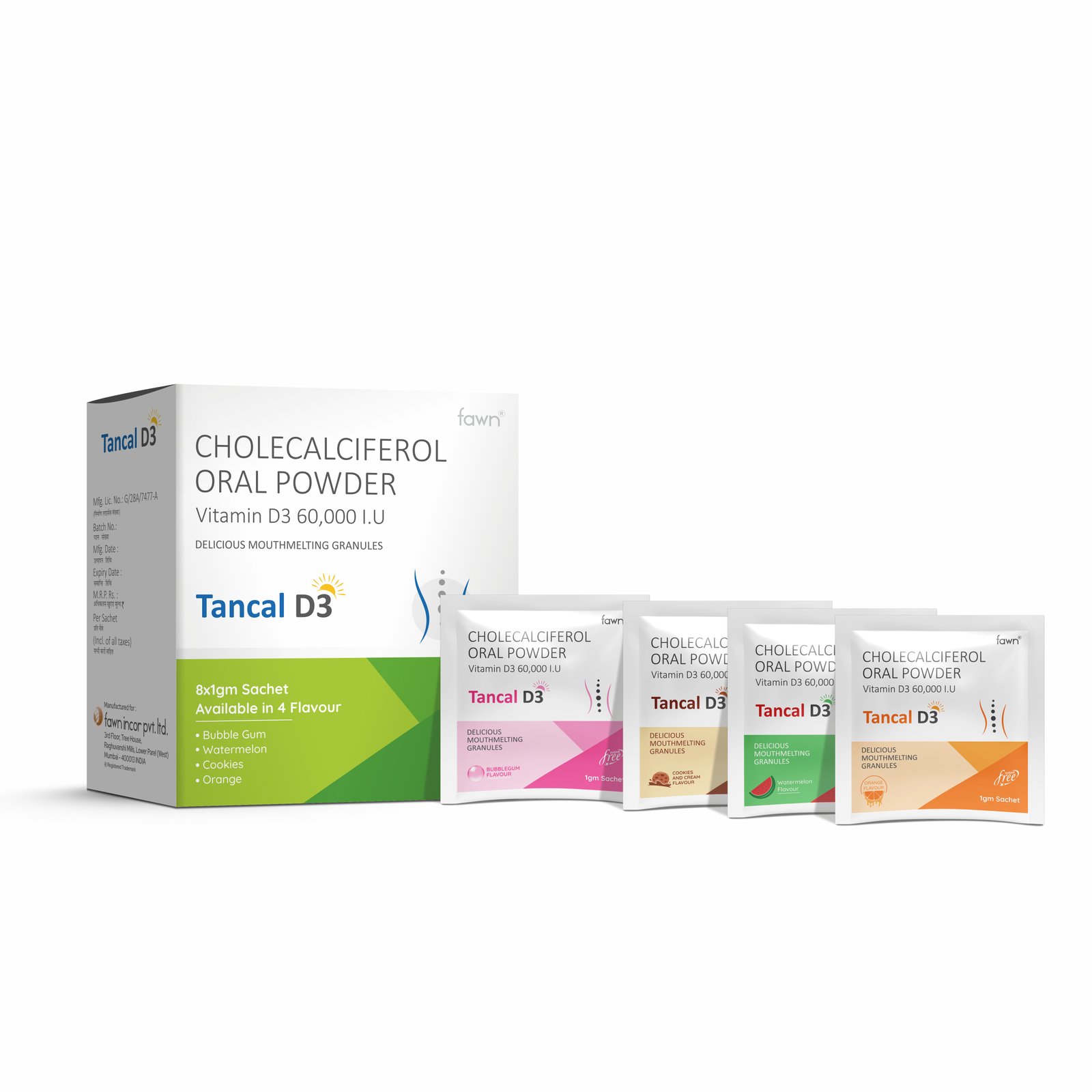 Cholecalciferol Oral Powder - TANCAL D3 Sachets - image 2