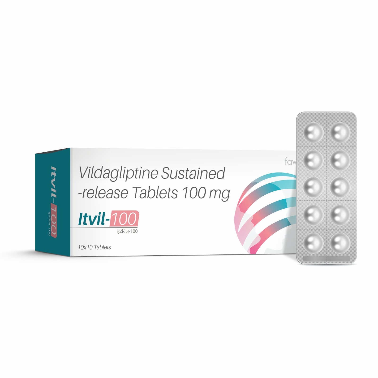 Vildagliptin Sustained Release Tablets 100 Mg - ITVIL 100 - image 2