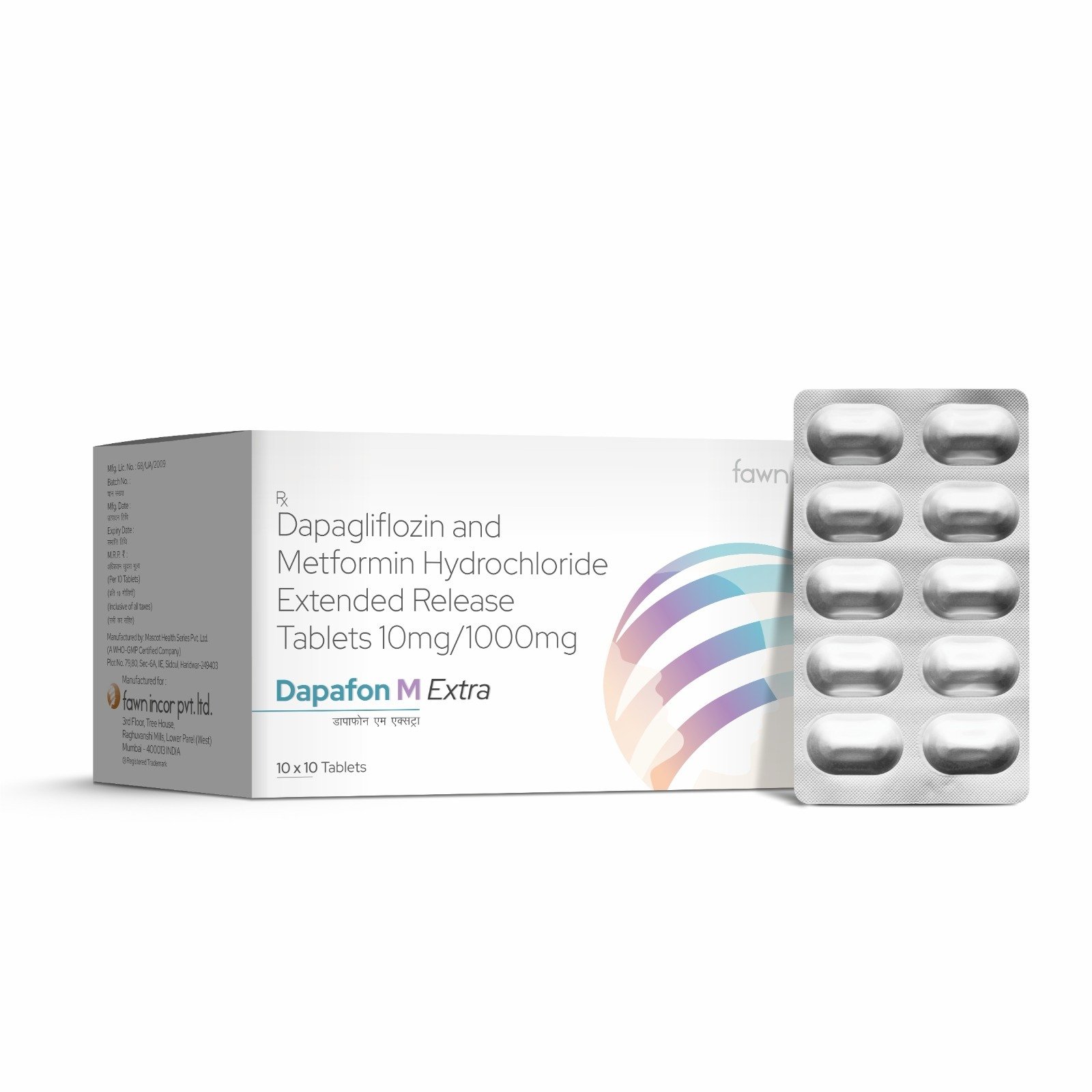 Dapagliflozin & Metformin Hydrochloride Extended Release Tablets - DAPAFON M EXTRA - image 2