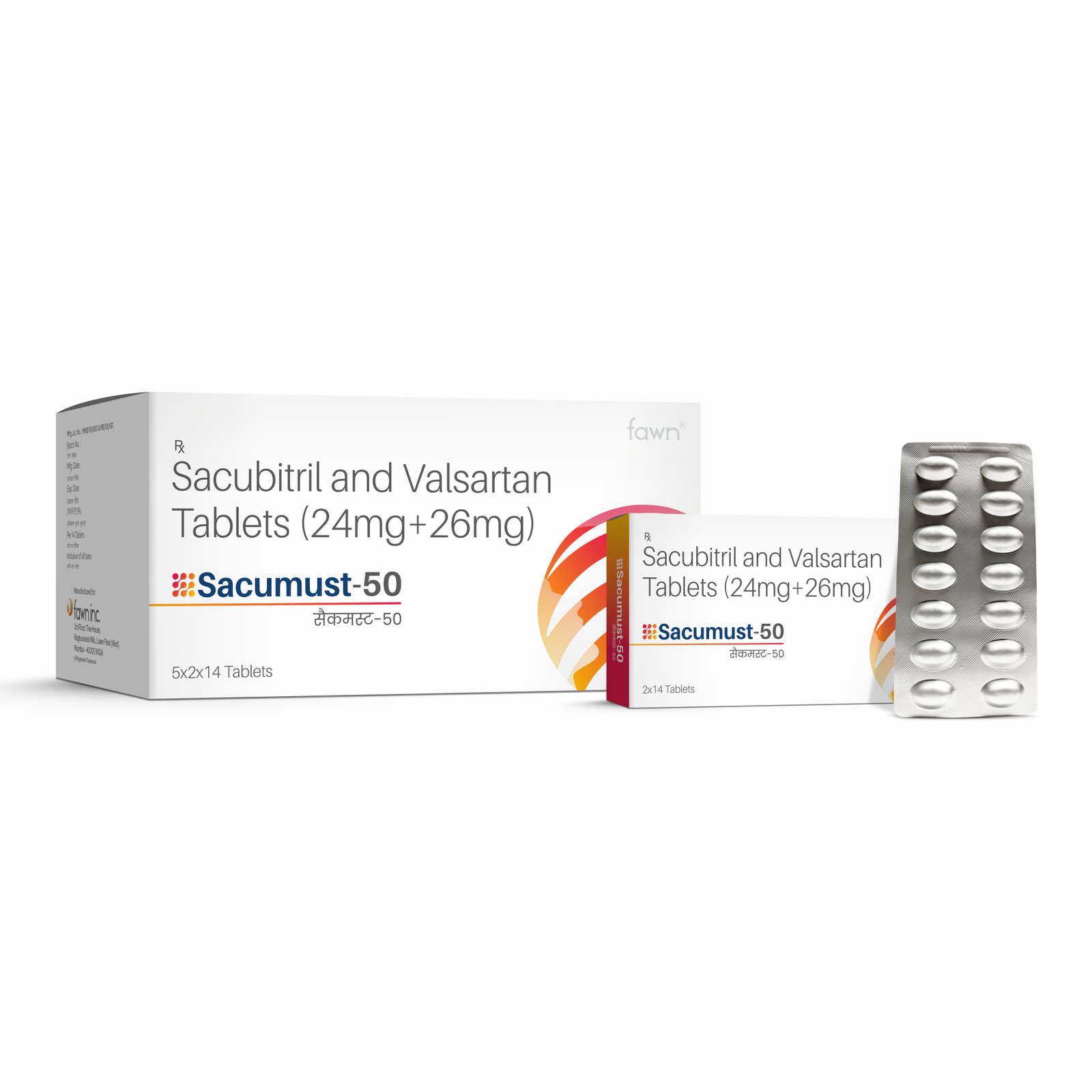 Sacubitril & Valsartan Tablets - SACUMUST 50 - image 2