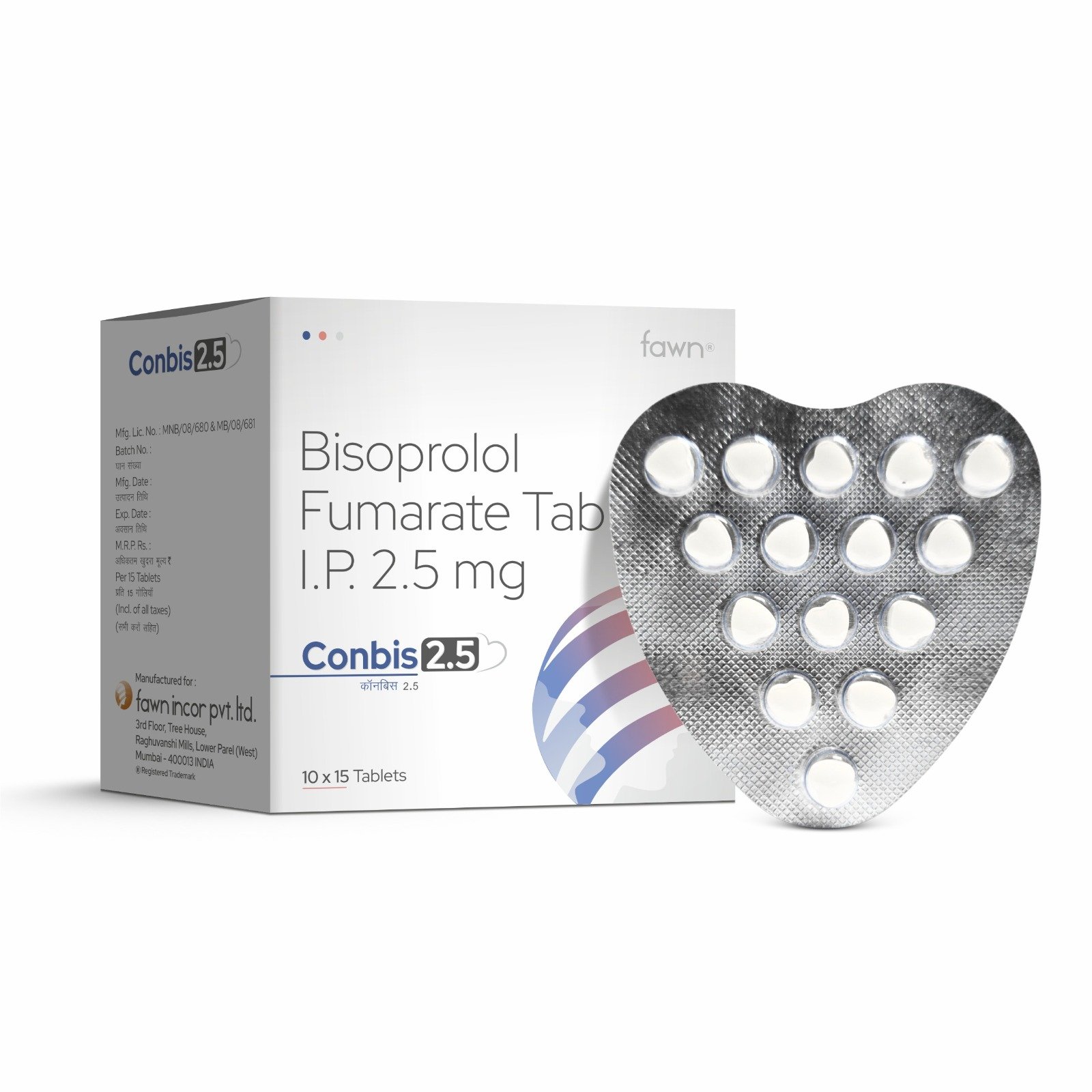 Bisoprolol Fumarate Tablets 2.5 Mg - CONBIS 2.5 - image 2