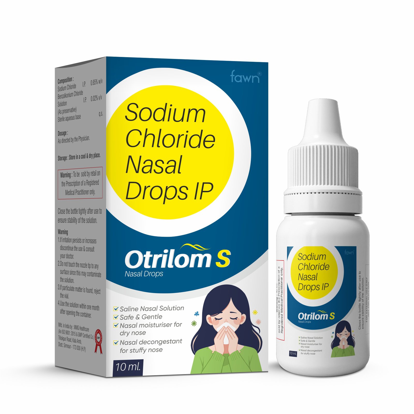 Sodium Chloride Nasal Drops IP - OTRILOM S - image 2