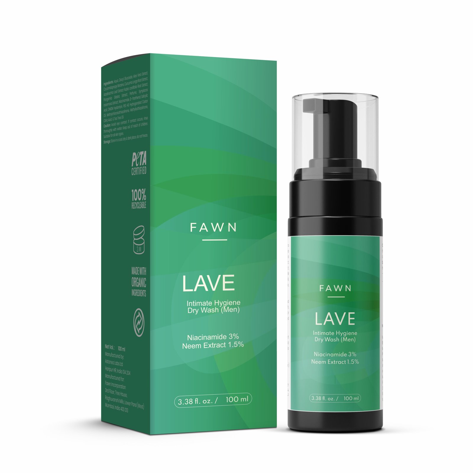 Intimate Hygiene Dry Wash for Men - LAVE Hygiene Dry Wash - image 2