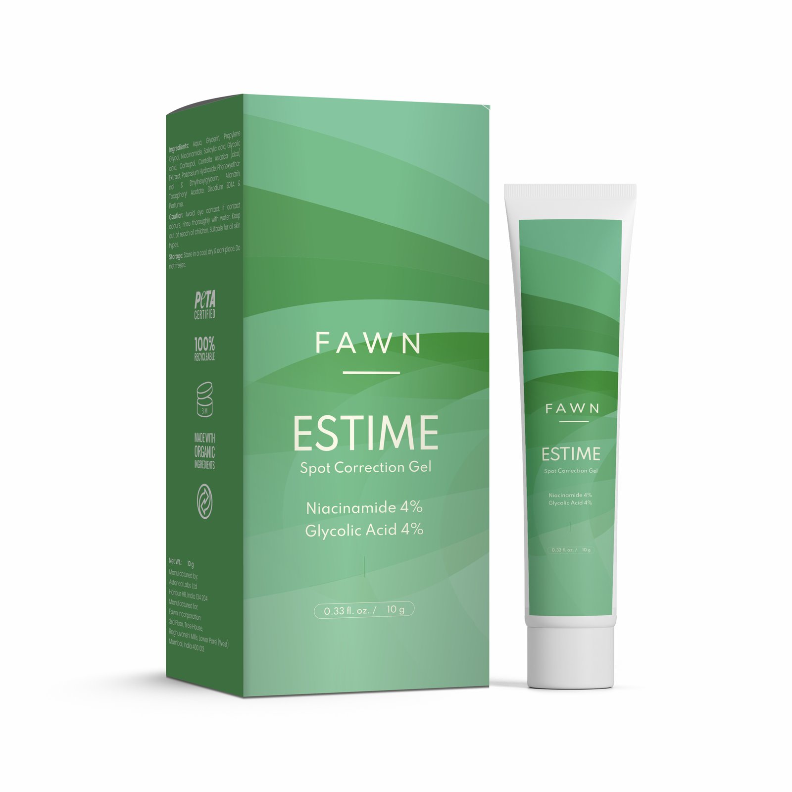 Spot Correction Gel with Niacinamide & Glycolic Acid - ESTIME