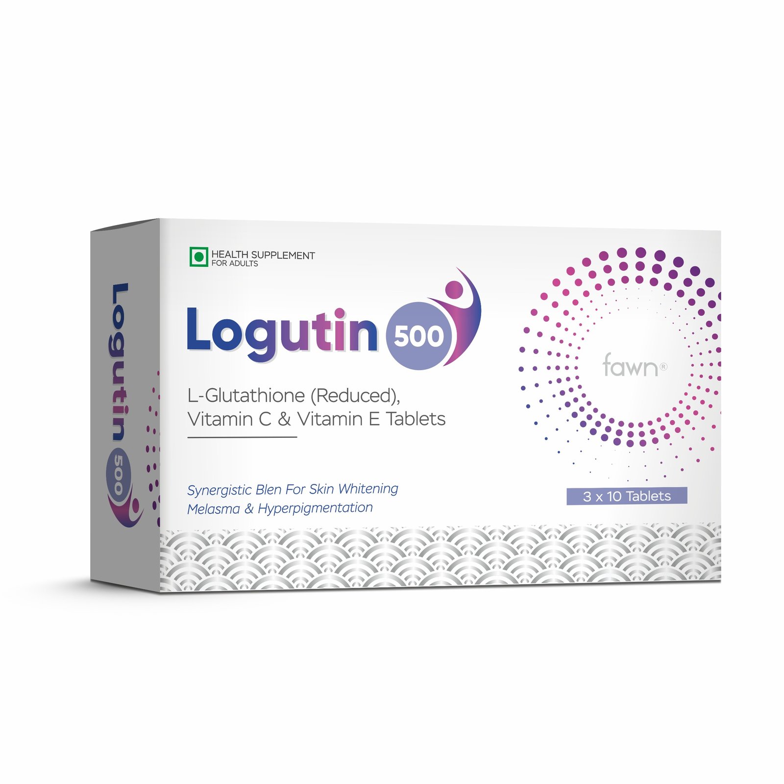 L-Glutathione, Vitamin C & E Tablets - LOGUTIN-500 - image 2