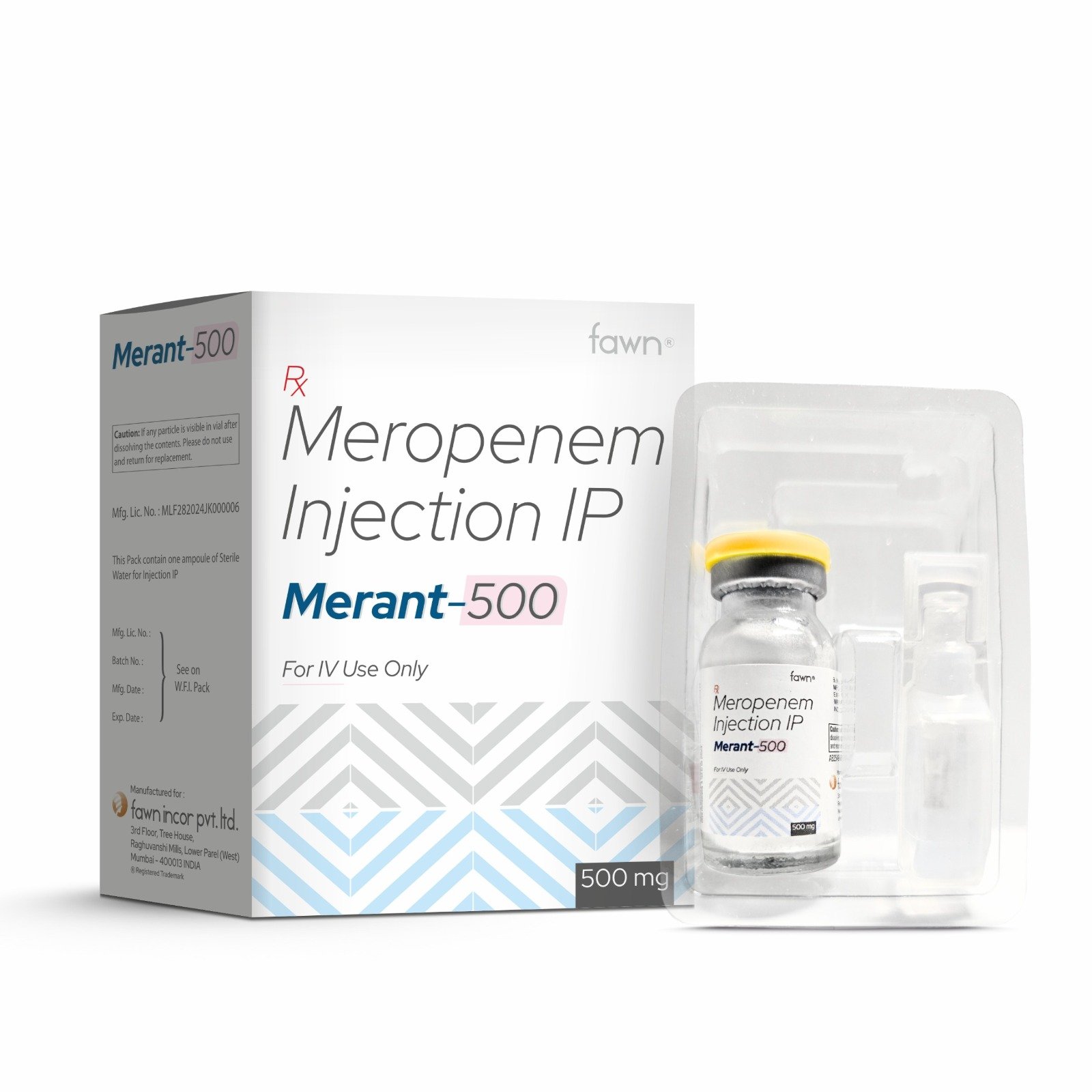 Meropenem Injection IP 500 Mg - MERANT 500 - image 2
