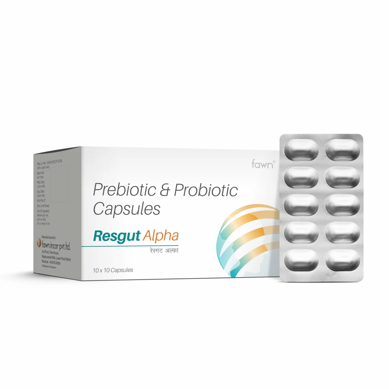 Prebiotic & Probiotic Capsules - RESGUT ALPHA - image 2