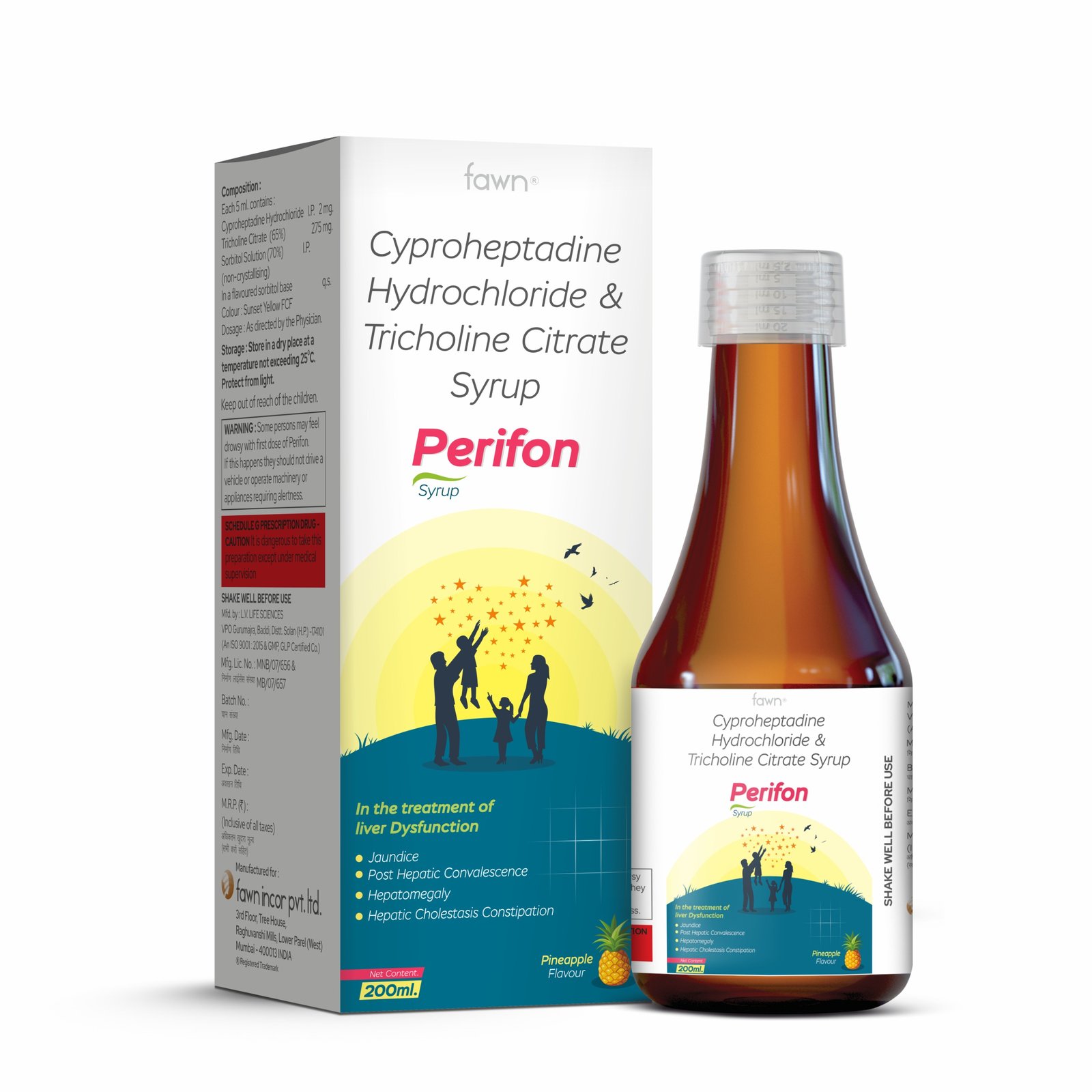 Cyproheptadine HCl & Tricholine Citrate Syrup - PERIFON - image 2