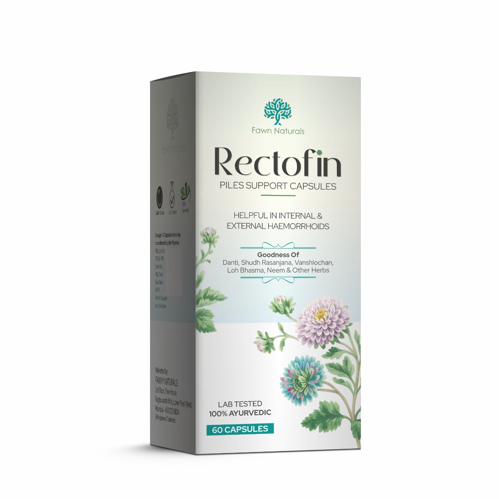 RECTOFIN Piles Support Capsules